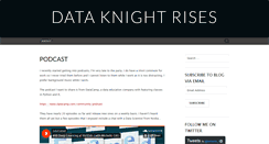 Desktop Screenshot of dataknightrises.com