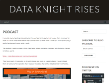 Tablet Screenshot of dataknightrises.com